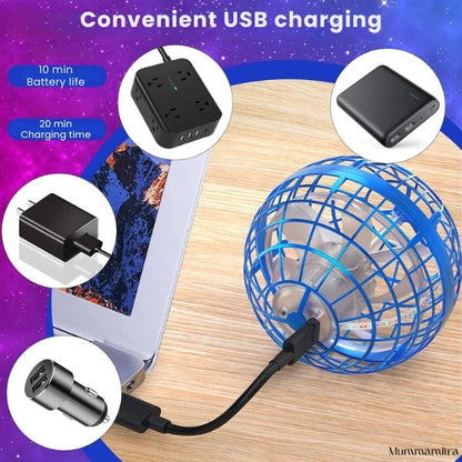 MagicFloater™ – 360° Flying Ball | Gesture Controlled | LED Show