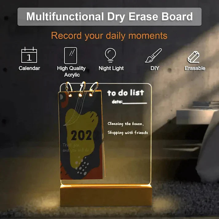 3D Acrylic Writing Board With Pens