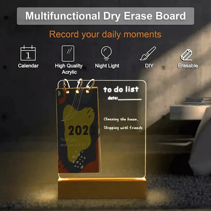 3D Acrylic Writing Board With Pens