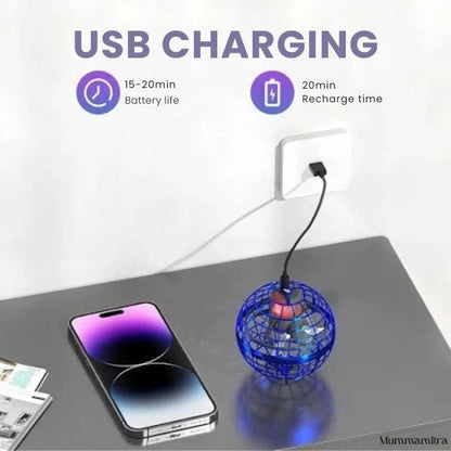 MagicFloater™ – 360° Flying Ball | Gesture Controlled | LED Show