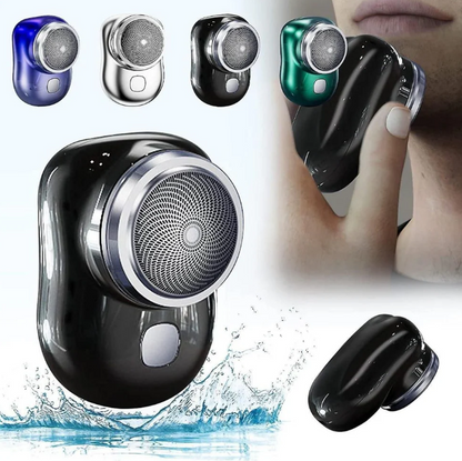 Mini Electric Beard Shaver – Portable USB Rechargeable Travel Razor for Smooth Grooming