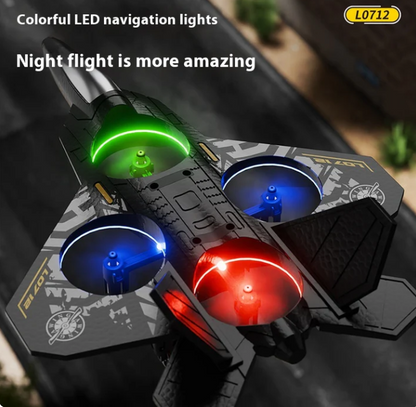 Super Lightweight RC Foam Airplane Fighter Jet Toy | Remote Control Plane with Lights, 360° Flips & Stunt Rolls | Durable EPP Material | Easy to Fly & Control | 150m Altitude & 300m Range